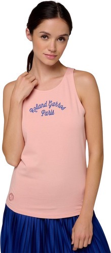 ROLAND-GARROS-Débardeur Stripes Femme - Rose-0