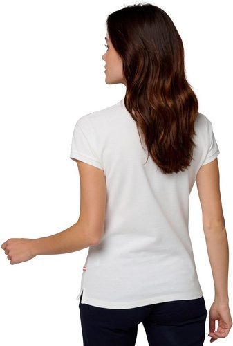 ROLAND-GARROS-Polo Basique Femme - Ecru-2