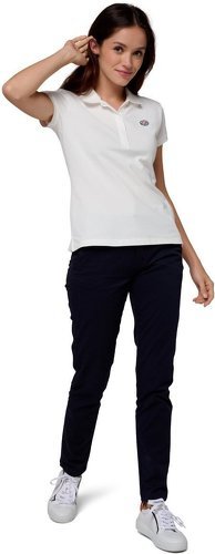 ROLAND-GARROS-Polo Basique Femme - Ecru-3
