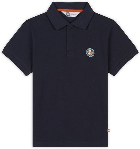 ROLAND-GARROS-Polo Basique Garçon - Marine-0