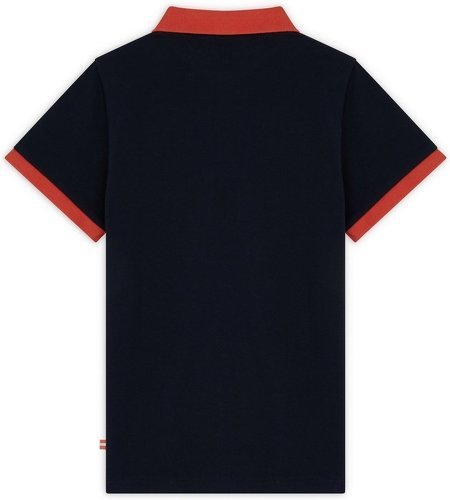 ROLAND-GARROS-Polo Piqué Heritage Garçon - Marine-1