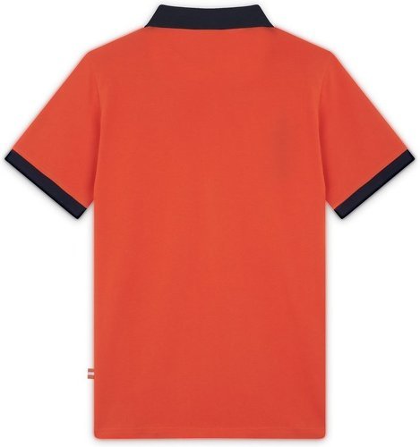 ROLAND-GARROS-Polo Piqué Heritage Garçon - Terre battue-1