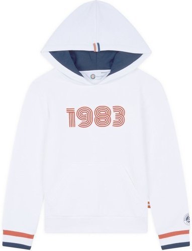 ROLAND-GARROS-Sweat 1983 garçon Roland-Garros - Blanc-0