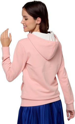ROLAND-GARROS-Sweat capuche Stripes Femme - Rose-3