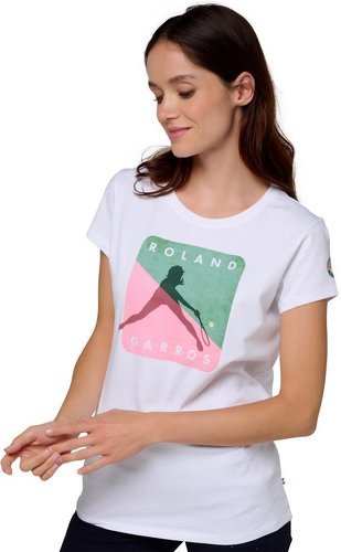 ROLAND-GARROS-T-shirt Joueuse femme Roland-Garros - Blanc-0