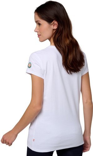 ROLAND-GARROS-T-shirt Joueuse femme Roland-Garros - Blanc-2