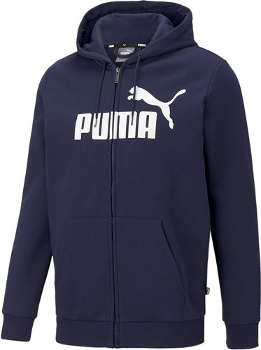 PUMA-Puma ESS Big Logo FZ Hoodie FL Peacoat-image-1