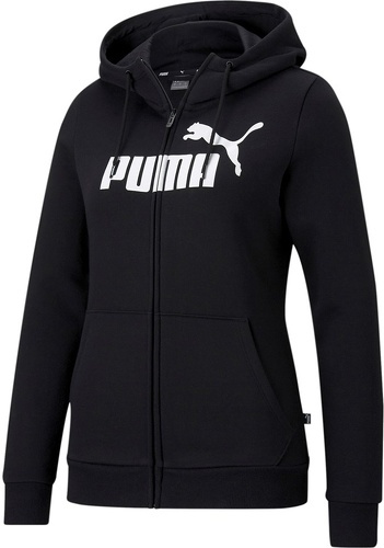PUMA-Puma ESS Logo Full-Zip Hoodie FL-image-1