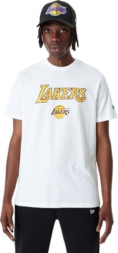 NEW ERA-T-Shirt NBA Los Angeles Lakers New Era Team logo 2 Blanc-image-1