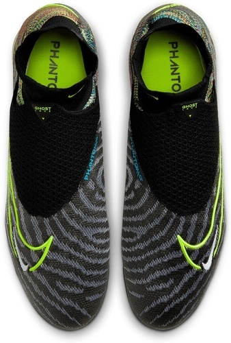 NIKE-Chaussure de football Nike Phantom GX Elite Dynamic Fit Fusion AG-Pro noir/jaune fluo-2