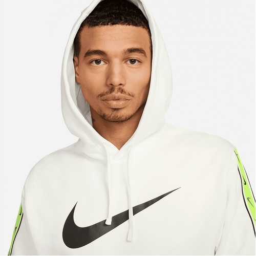 NIKE-Hoodie Nike Sportswear Repeat Fleece BB blanc-2