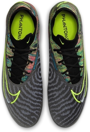 NIKE-Chaussure de football Nike Phantom GX Elite Fusion AG-Pro noir/jaune fluo-2