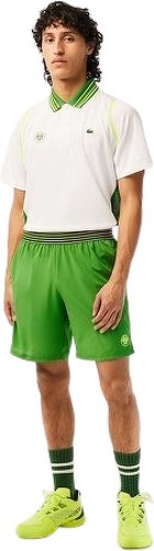 LACOSTE-Short Lacoste Sport Roland Garros Vert-0