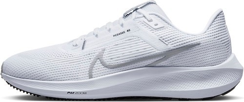 NIKE-Chaussure de course Nike Air Zoom Pegasus 40 blanc/noir-image-1