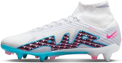 NIKE-Chaussure de football Nike Zoom Mercurial Superfly IX Elite SG-Pro AC blanche-1