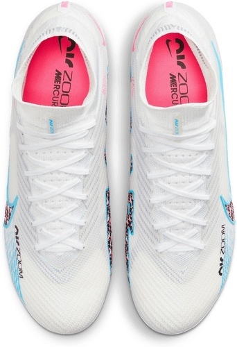 NIKE-Chaussure de football Nike Zoom Mercurial Superfly IX Elite SG-Pro AC blanche-2