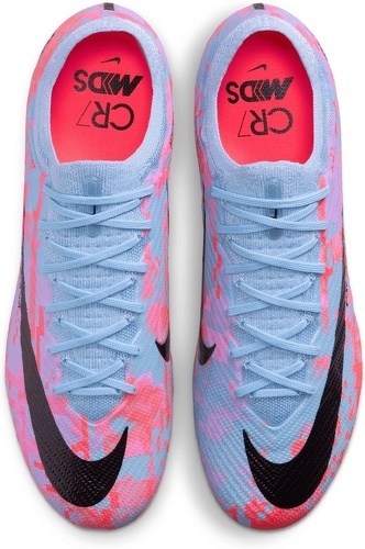 NIKE-Chaussure de football Nike Zoom Mercurial Vapor XV MDS Elite AG-Pro bleue-2