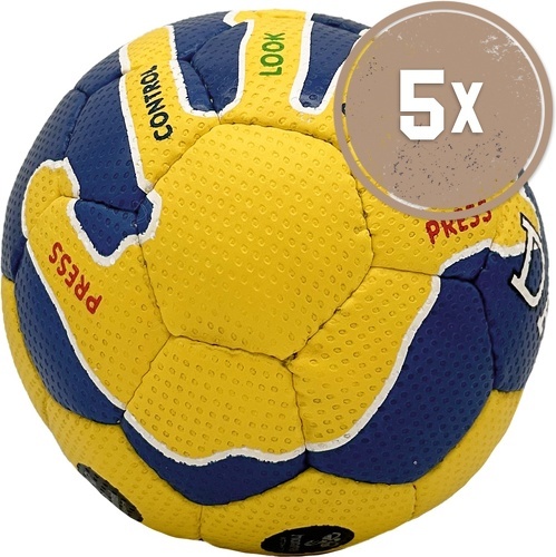 HUMMEL-5er Ballset Dago Leukefeld Lehrhandball Knautschball Rechtshand-image-1