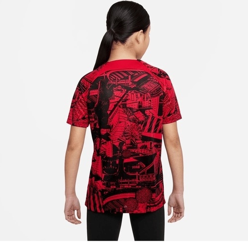 NIKE-Maillot d'échauffement Nike Atlético Madrid Enfants Dri-FIT Pré-Match rouge-1