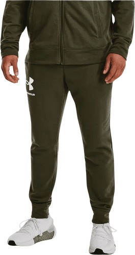 UNDER ARMOUR-Pantalon de jogging Under Armour Rival Terry vert foncé-2