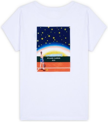 ROLAND-GARROS-T-shirt affiche officielle 2023 Roland-Garros femme - Blanc-0
