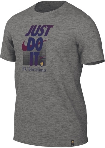 NIKE-T-Shirt Nike FC Barcelona "Just Do It" gris-0