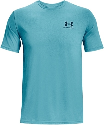 UNDER ARMOUR-T-shirt Under Armour Sportstyle Left Chest SS bleu-image-1