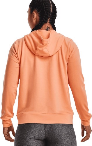 UNDER ARMOUR-Veste à capuche Under Armour femme Rival Terry orange-3