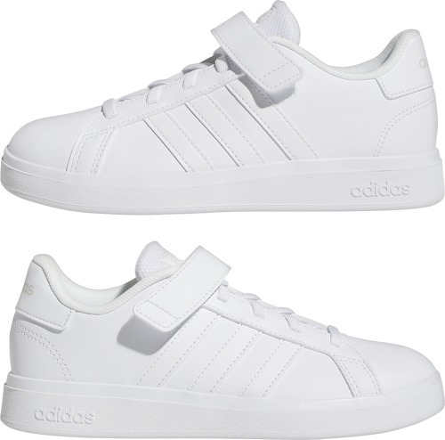 adidas Sportswear-Chaussure à lacets élastiques et bride sur le dessus Grand Court Court-3