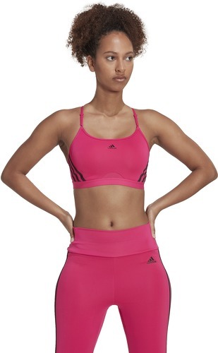 adidas Performance-Brassière adidas Aeroreact Training Light-Support 3-Stripes-3
