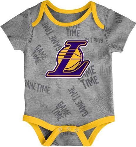 Outerstuff-Outerstuff NBA 3 pièces Barboteuse Los Angeles Lakers-3