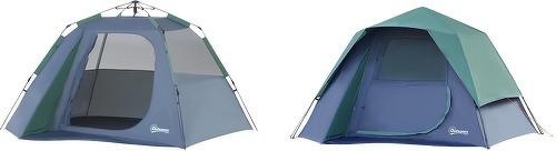 Outsunny-Tente de camping 3 peronnes dim. 2,5L x 1,94l x 1,6H m-3