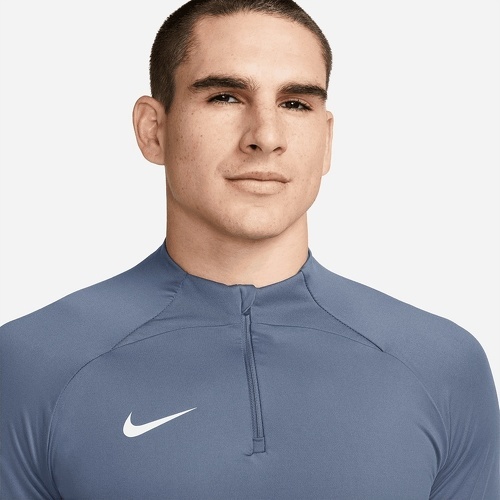 NIKE-Haut d'entraînement Nike Dri-FIT Strike Drill Top bleu-2