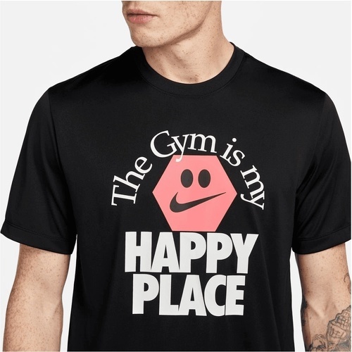 NIKE-T-shirt Nike Dri-FIT Happy Place noir/rose-2