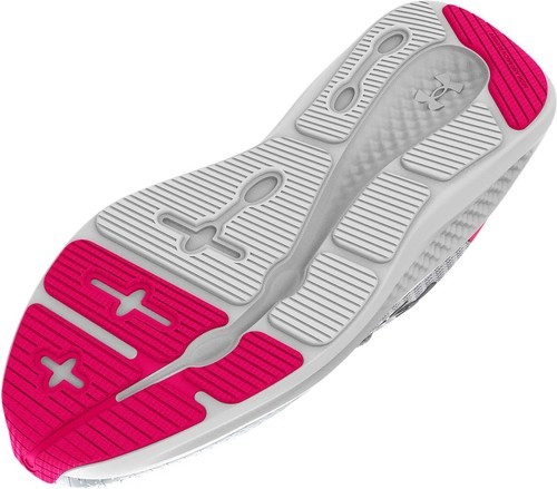 UNDER ARMOUR-Chaussures de Sport Grise/Rose Femme Under Armour Charged Pursuit 3-1