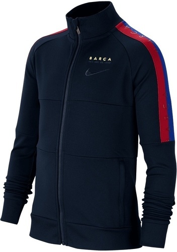 NIKE-Veste de supporter Nike FC Barcelone enfants I96 bleu foncé-0
