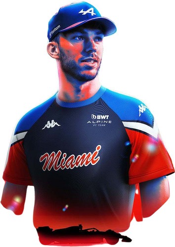 KAPPA-Maillot Ornellabat Gasly BWT Alpine F1 Team Miami-3