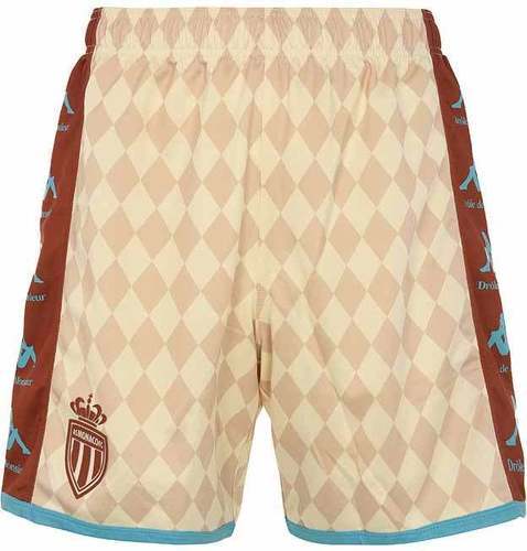 KAPPA-Short Kombat Drôle de Monsieur x Kappa x AS Monaco  Beige-0