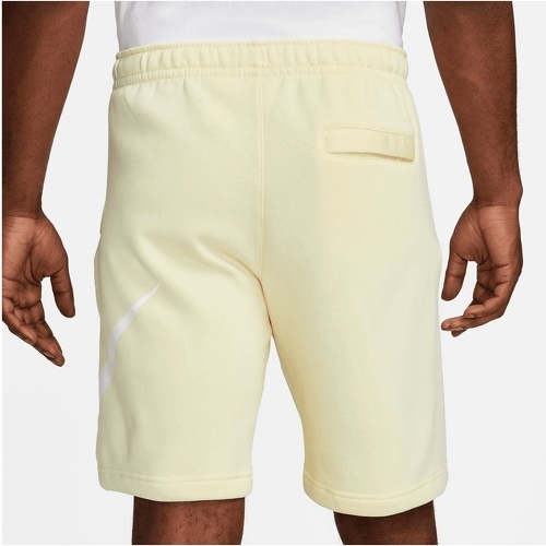 NIKE-Short Nike Sportswear Club BB GX jaune/blanc-2