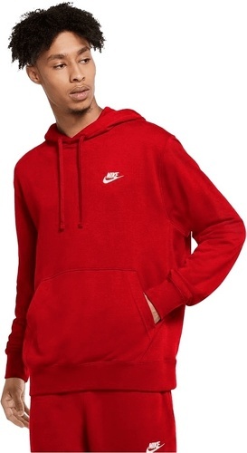 NIKE-Sweat à capuche Nike Sportswear Club rouge-0