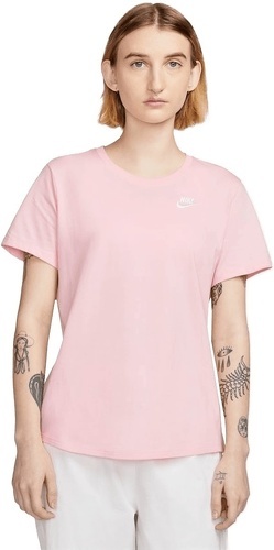 NIKE-T-shirt Nike Sportswear Club Essentials Femmes rose-0