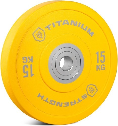 Titanium Strength-HD Bumper Plates Pro 15 KG-image-1