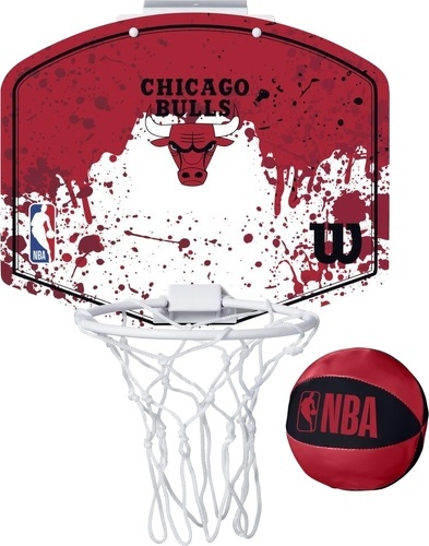 WILSON-Mini panier de Basket NBA Chicago Bulls Wilson Team-image-1