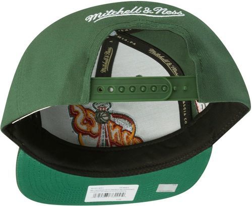 Mitchell & Ness-Mitchell & Ness Snapback Cap - SIDEPATCH Seattle SuperSonics-2