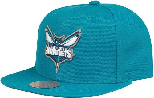 Mitchell & Ness-Mitchell and Ness NBA TEAM GROUND 2.0 SNAPBACK CHARLOTTE HORNETS Snapback Cap Herren HHSS3256-CHOYYPPPTEAL-image-1