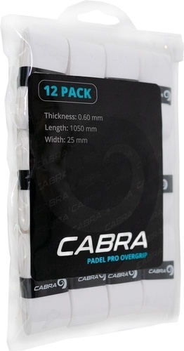 Cabra-Cabra Padel Pro Overgrip 12 Pack White-0