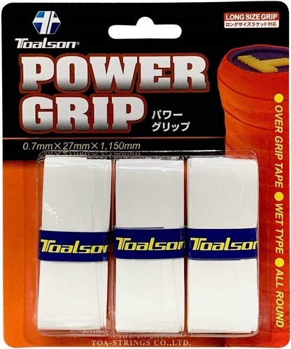 TOALSON-Toalson Power Grip 3-pack Blanc-image-1