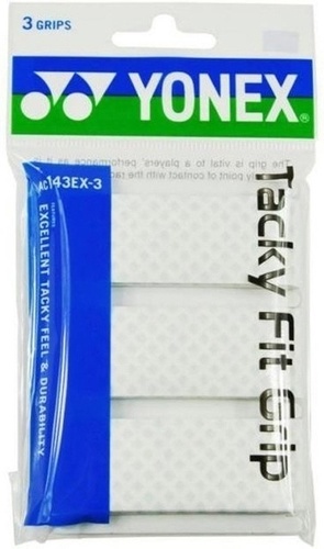 YONEX-Overgrip Grip Yonex Tacky Fit (lot de 3, blanc)-image-1