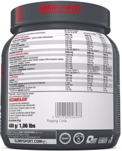 Olimp Sport Nutrition-Redweiler (480g) [COLA]-1
