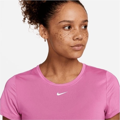 NIKE-T-shirt Nike Femmes Dri-FIT One Slim rose-2